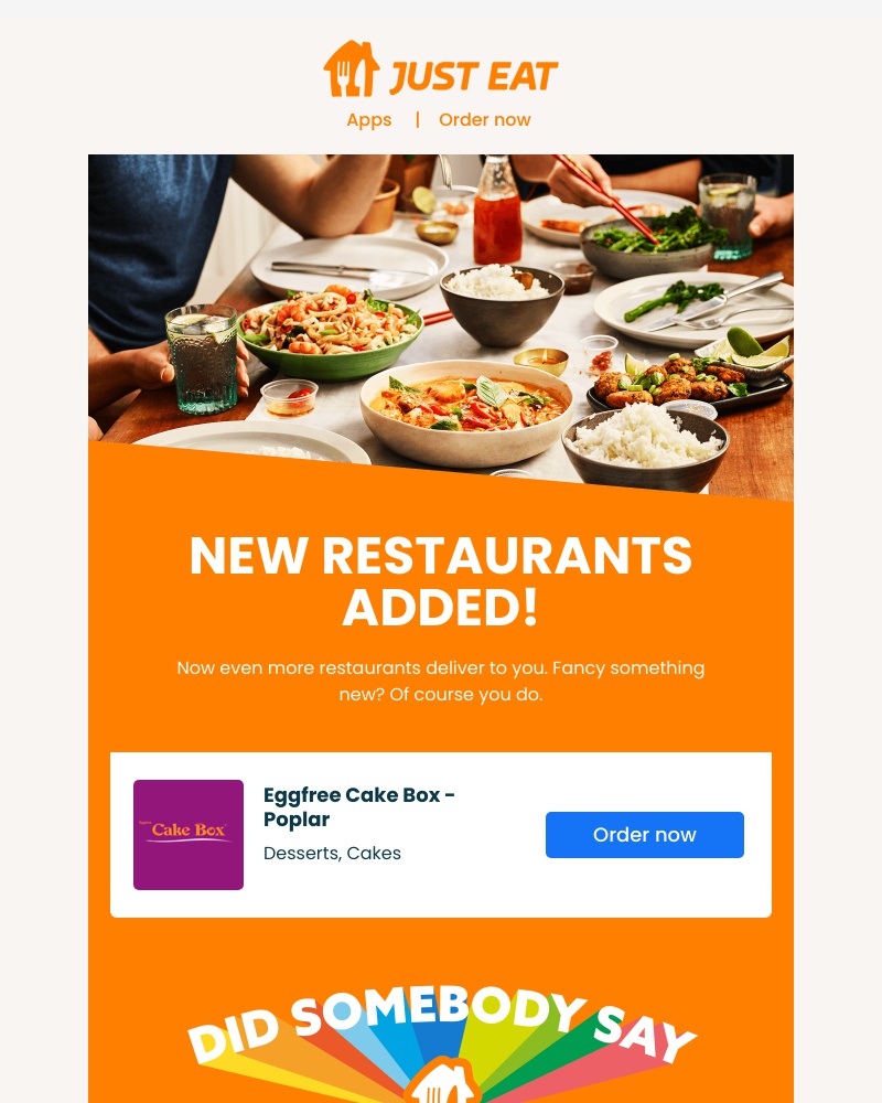 Just Eat - There’s a new kid on the block