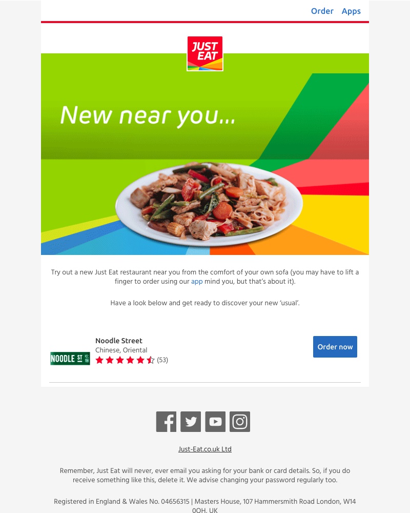 Just Eat - There’s a new kid on the block