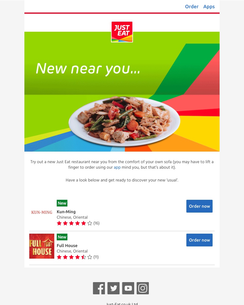 Just Eat - There’s a new kid on the block