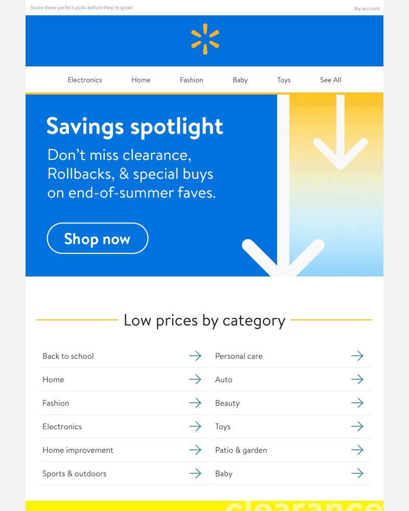 Walmart - There’s still time for summer savings ⏳