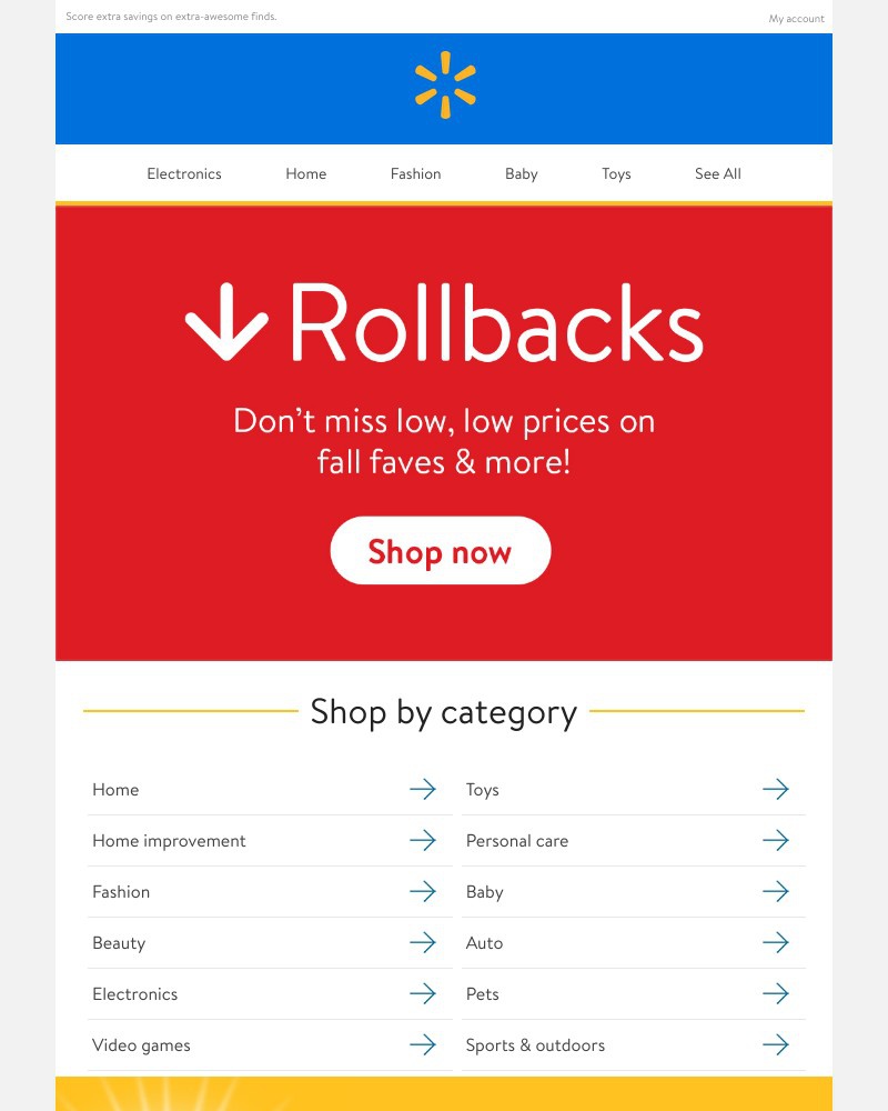 Walmart - These Rollbacks have us like 🤗 🤗 🤗