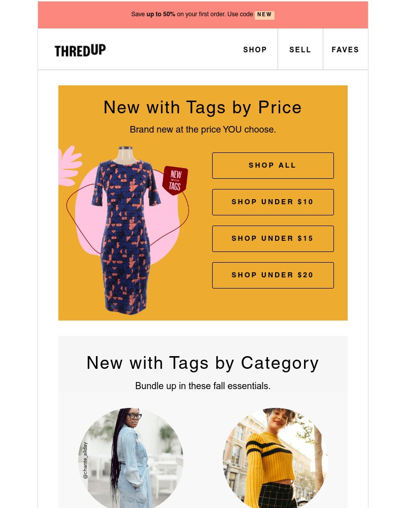 thredUP - 👀 These tags-still-on items are waiting...