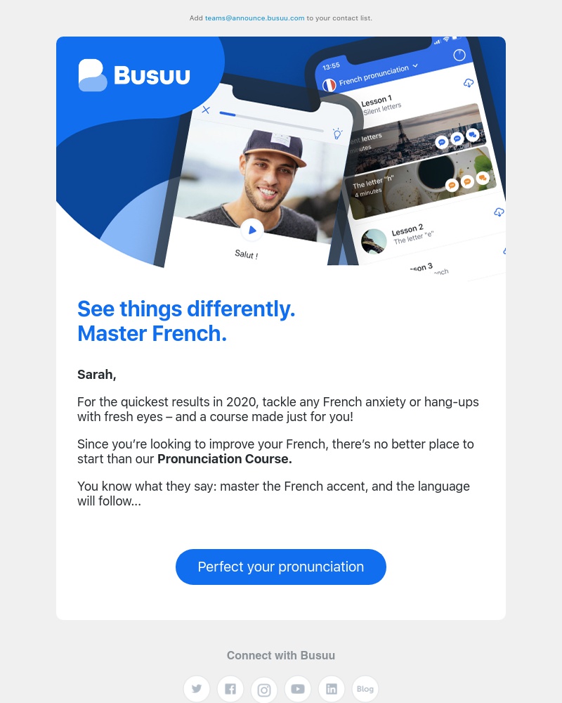 Busuu - Think smarter and faster in 2020 with this top language tip 🤓     