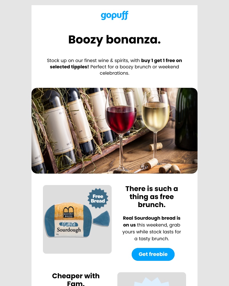 Gopuff - Thirsty for deals? We’ve got you!