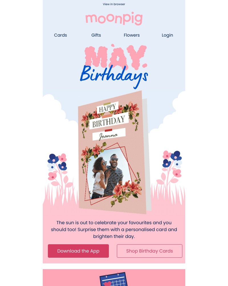 Moonpig - This is a birthday they'll never forget! ☀️