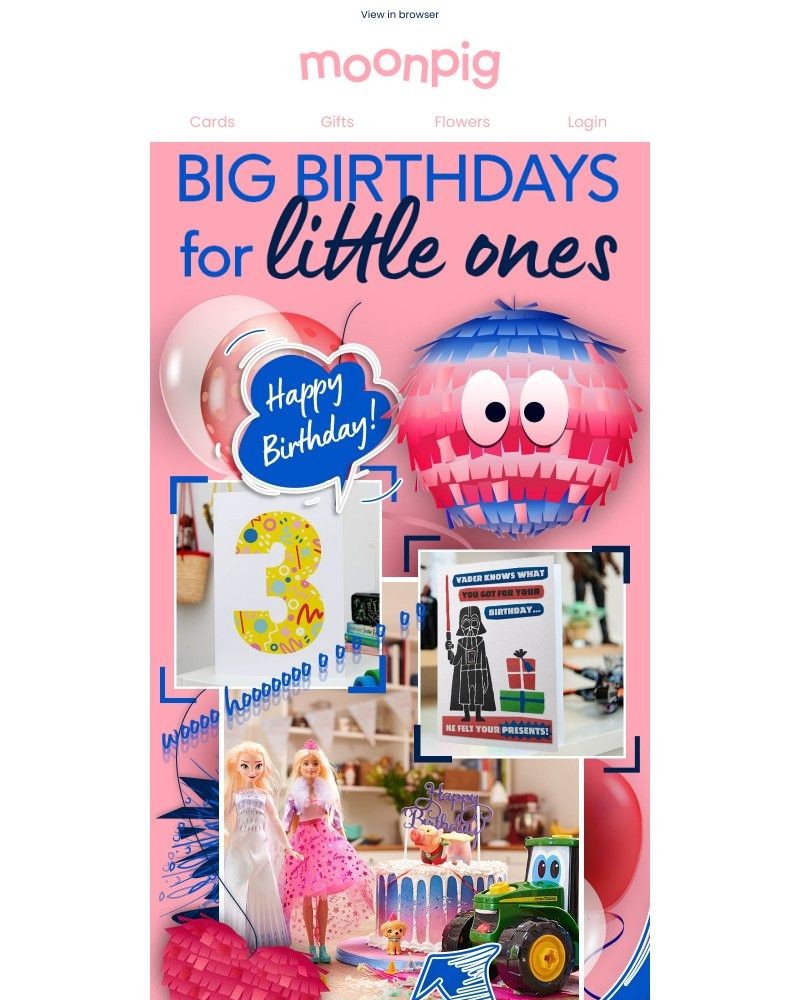 Moonpig - This is a birthday they'll NEVER forget!