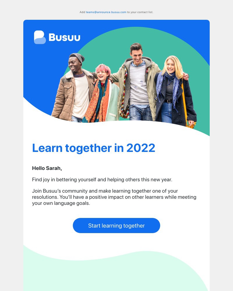 Onboarding on Busuu video screenshot