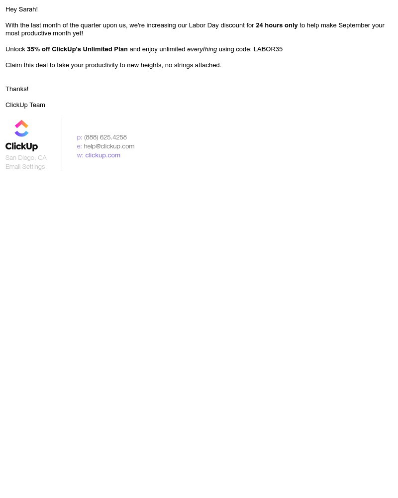 ClickUp - this pricing update won't last long!