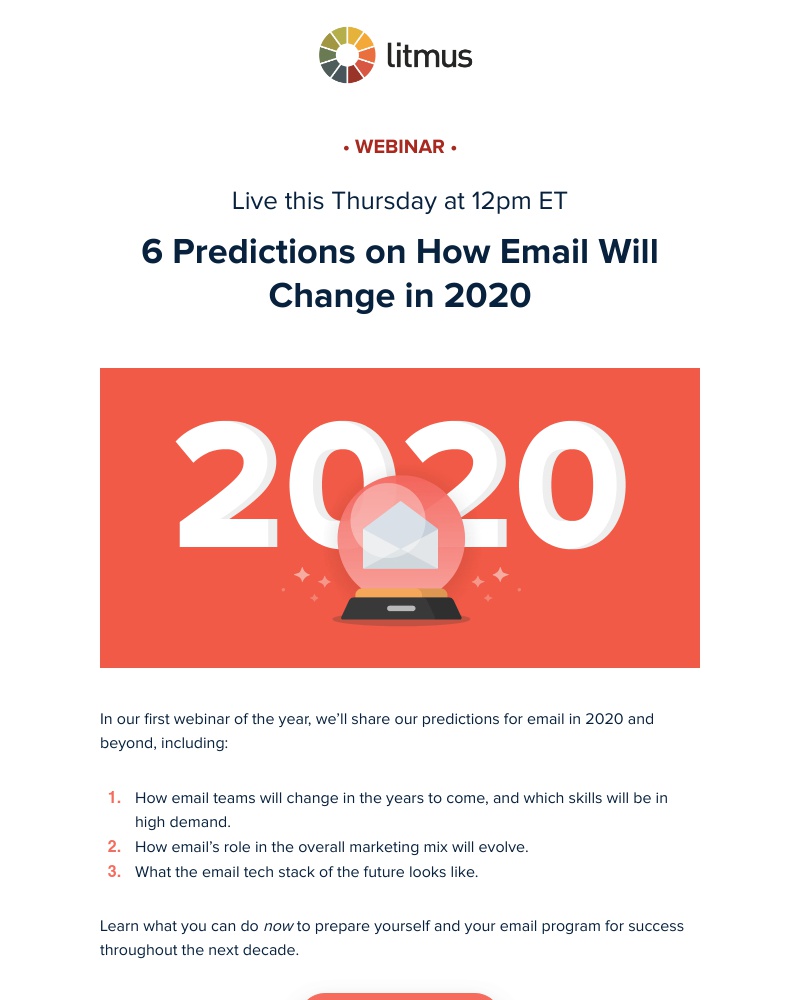 Litmus - This Thursday: Predictions for email's future