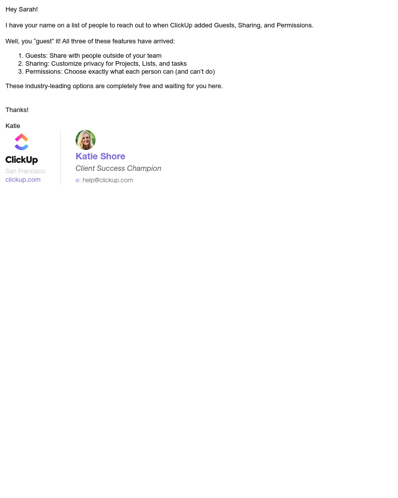 ClickUp - This time, everyone’s invited