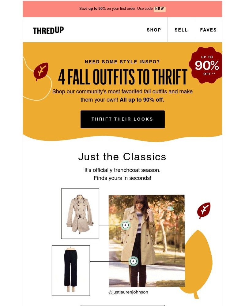 thredUP - Thrift these 🍂 outfits (the whole thing!)