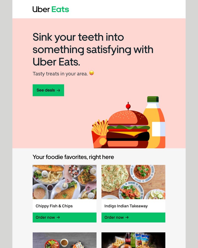 Uber Eats - Tired? Ditch the dishes.