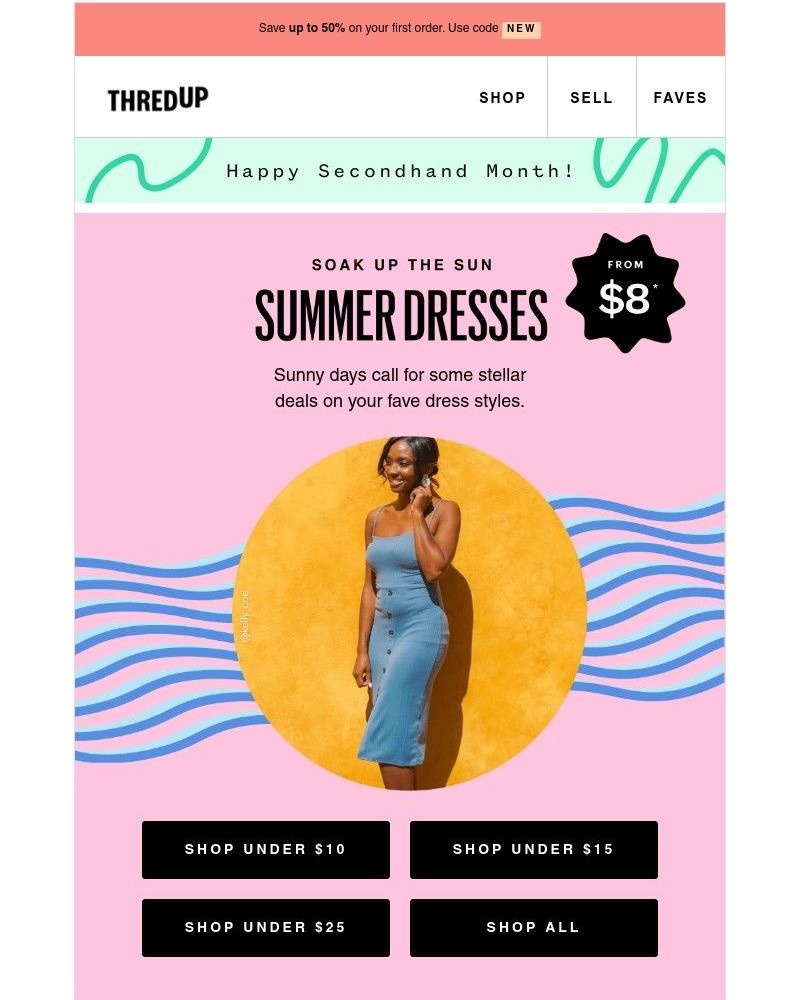 thredUP - To-do list: Shop summer dresses ✍️