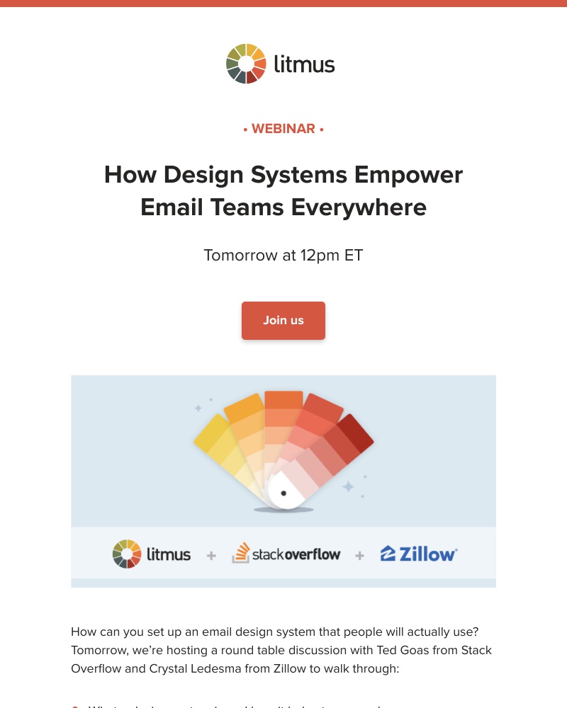 Litmus - Tomorrow: Learn about email design systems