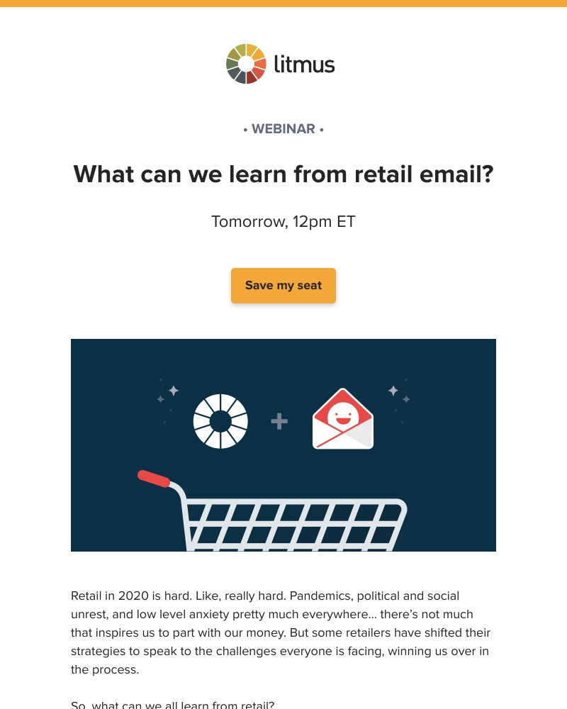 Litmus - Tomorrow: See which emails got us to buy