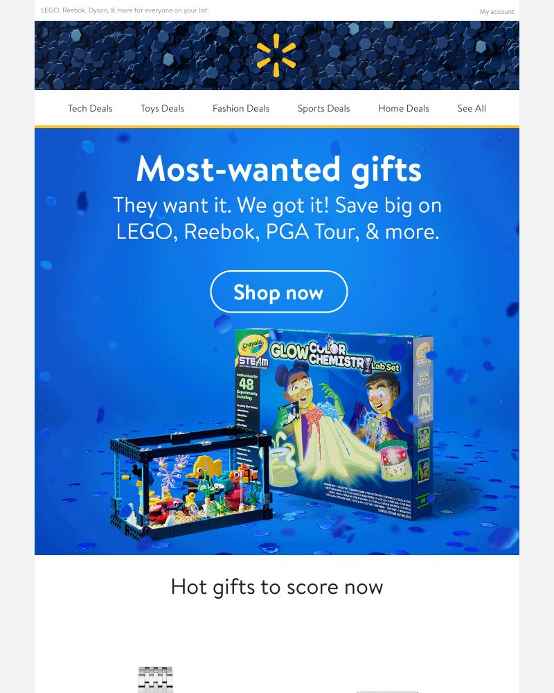 Walmart - Top brands + hot savings = perfect gifts!