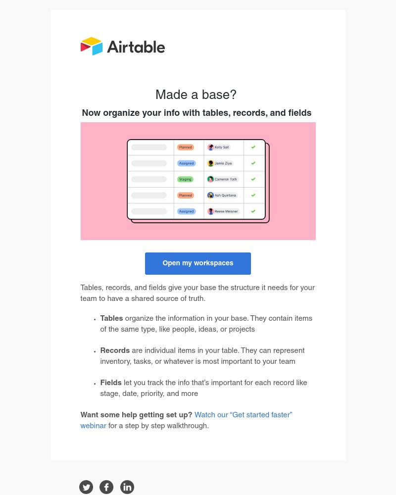 Airtable - Track what's most important