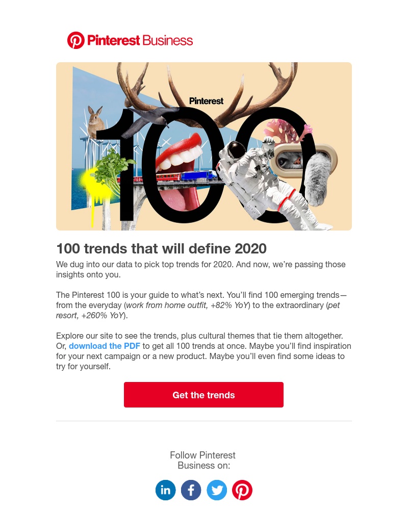 Pinterest - Trends you need to know for 2020