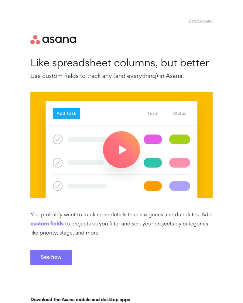 Onboarding on Asana video screenshot