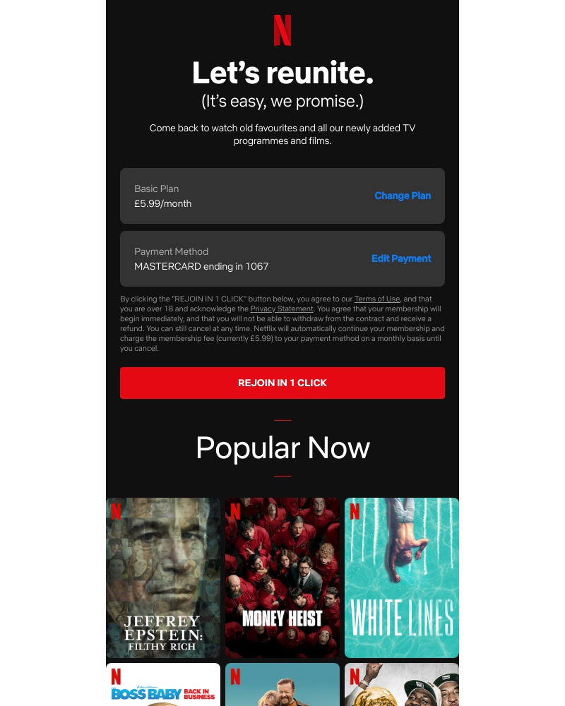 Onboarding on Netflix video screenshot