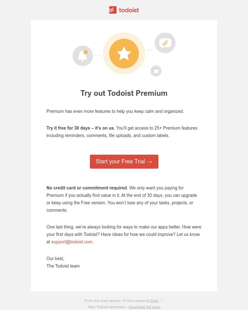 Todoist - Try out Todoist Premium for free
