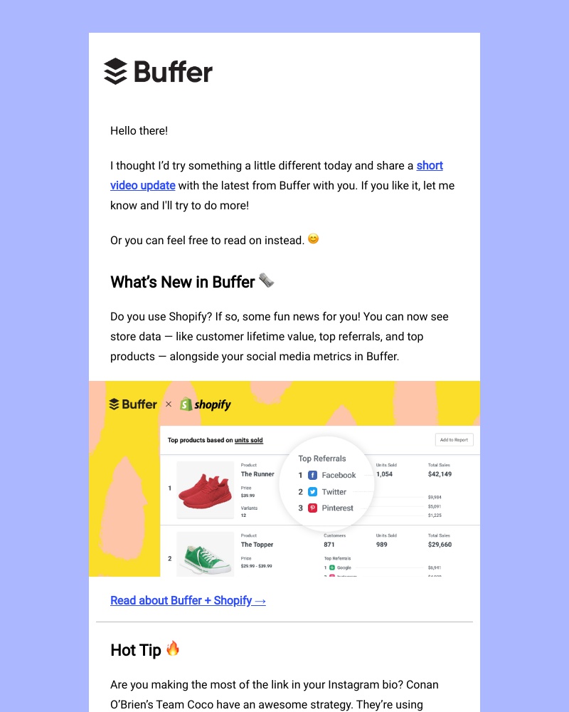  - Trying something new... a video update!
