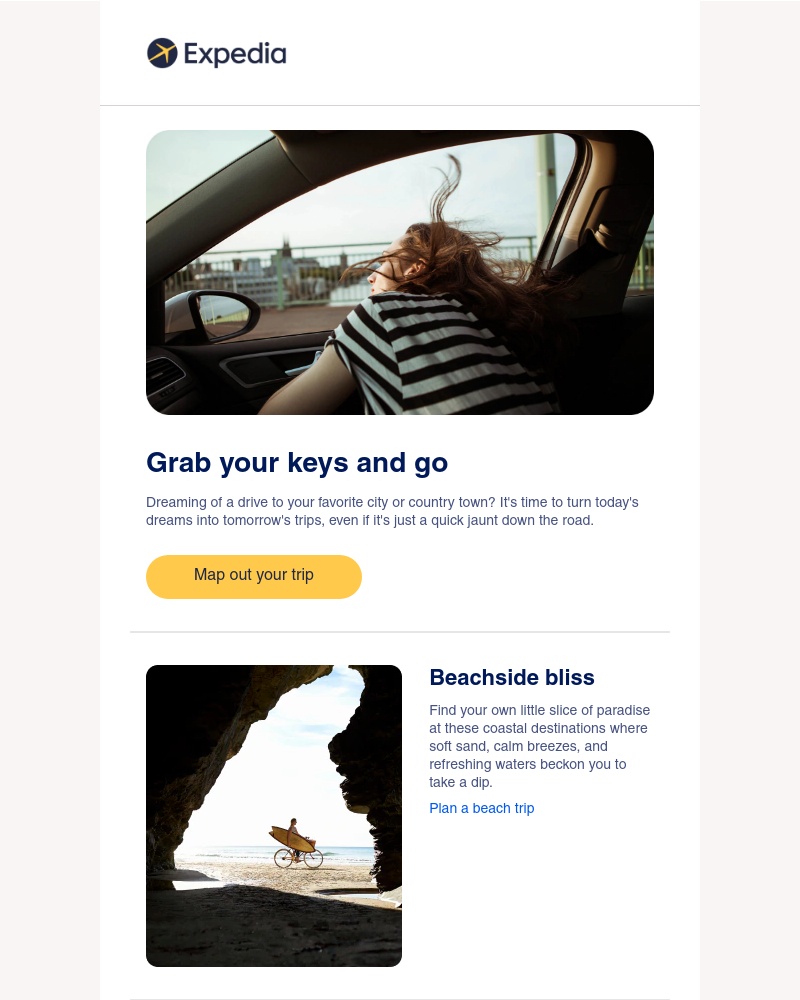 Expedia - Turn your road trip into a memorable escape