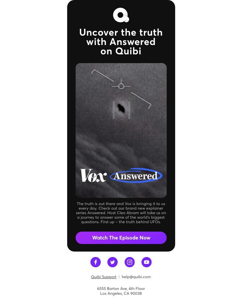 Quibi - UFOs Are Real