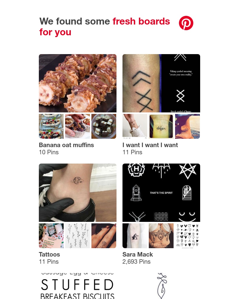 Pinterest - UI Feed, banana oat muffins, I want I want I want and 12 other boards like yours