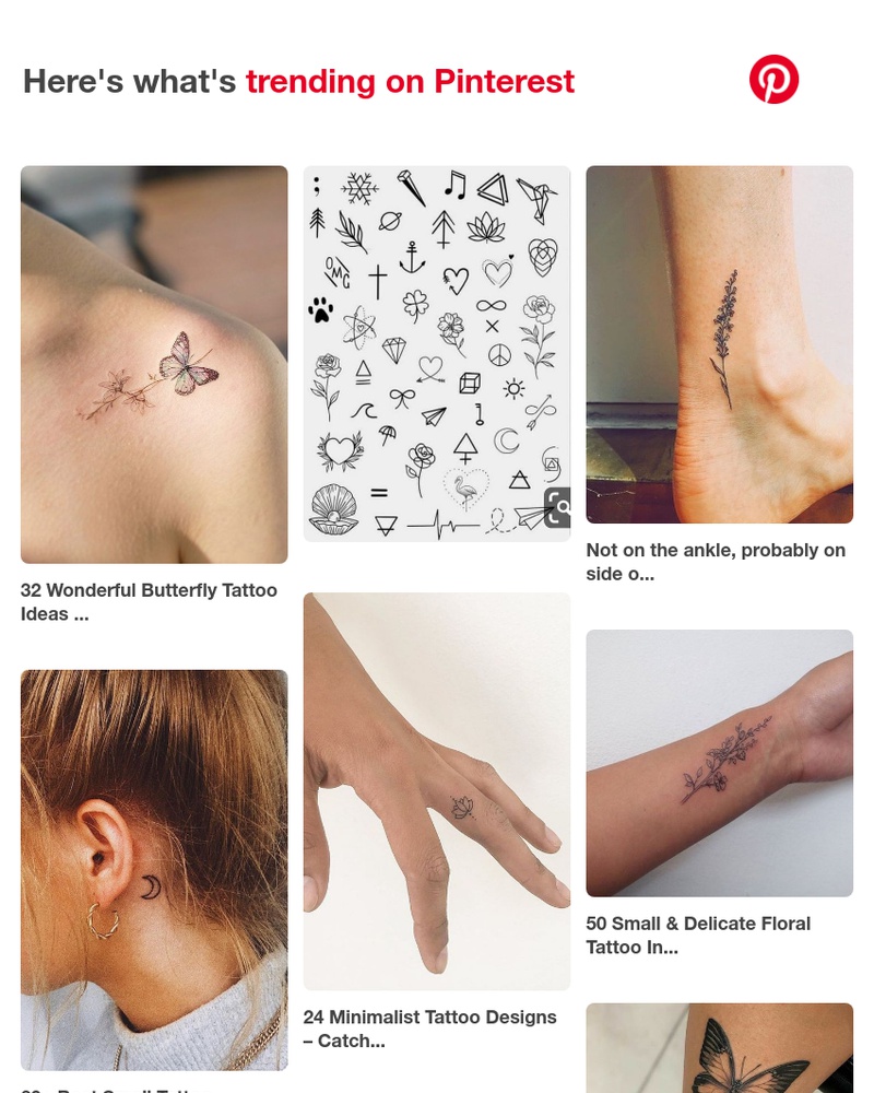 Pinterest - UI Feed, 📌 Pretty tattoos, Minimalist tattoos and more Pins popular on Pinterest