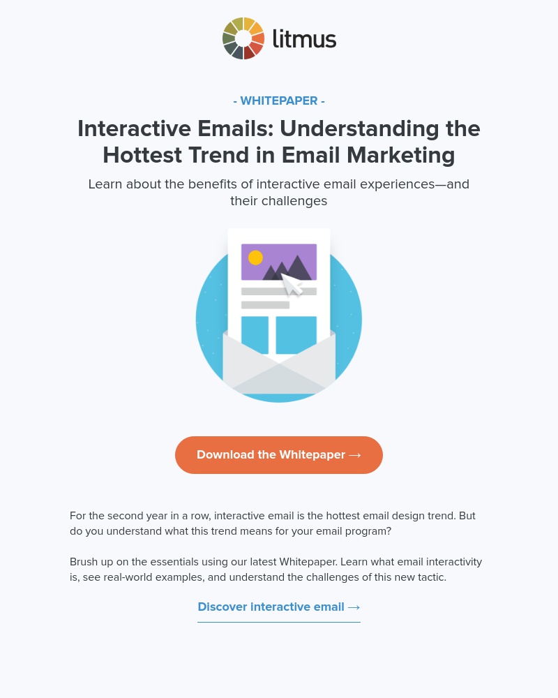 Litmus - Understand the hottest email marketing trend [Free report]