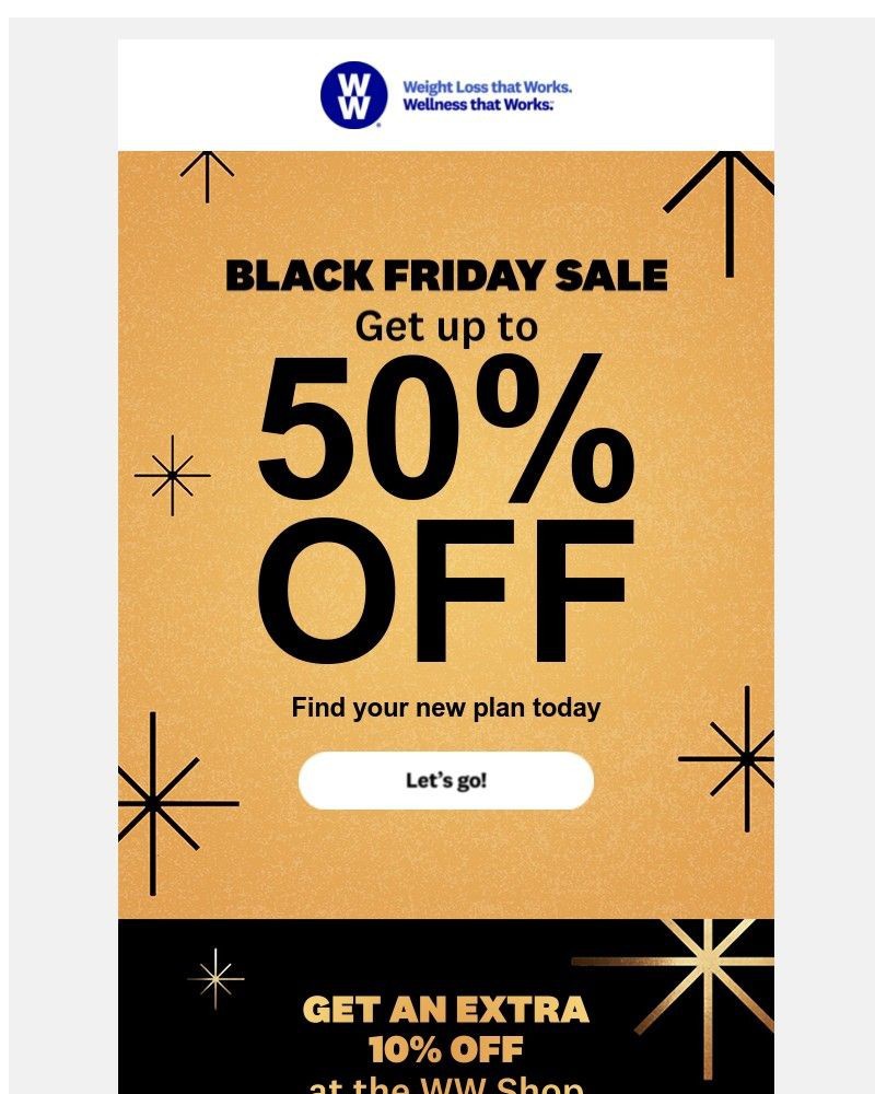 WW (Weight Watchers) - Up to 50% OFF Today!