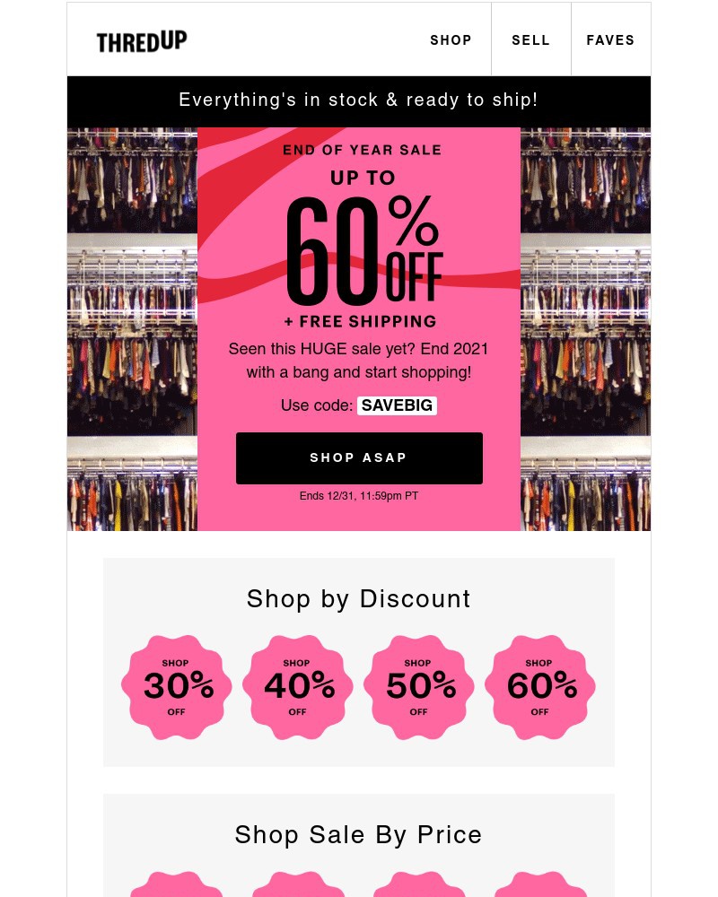 thredUP - 🥳 UP TO 60% OFF: Over 3M items