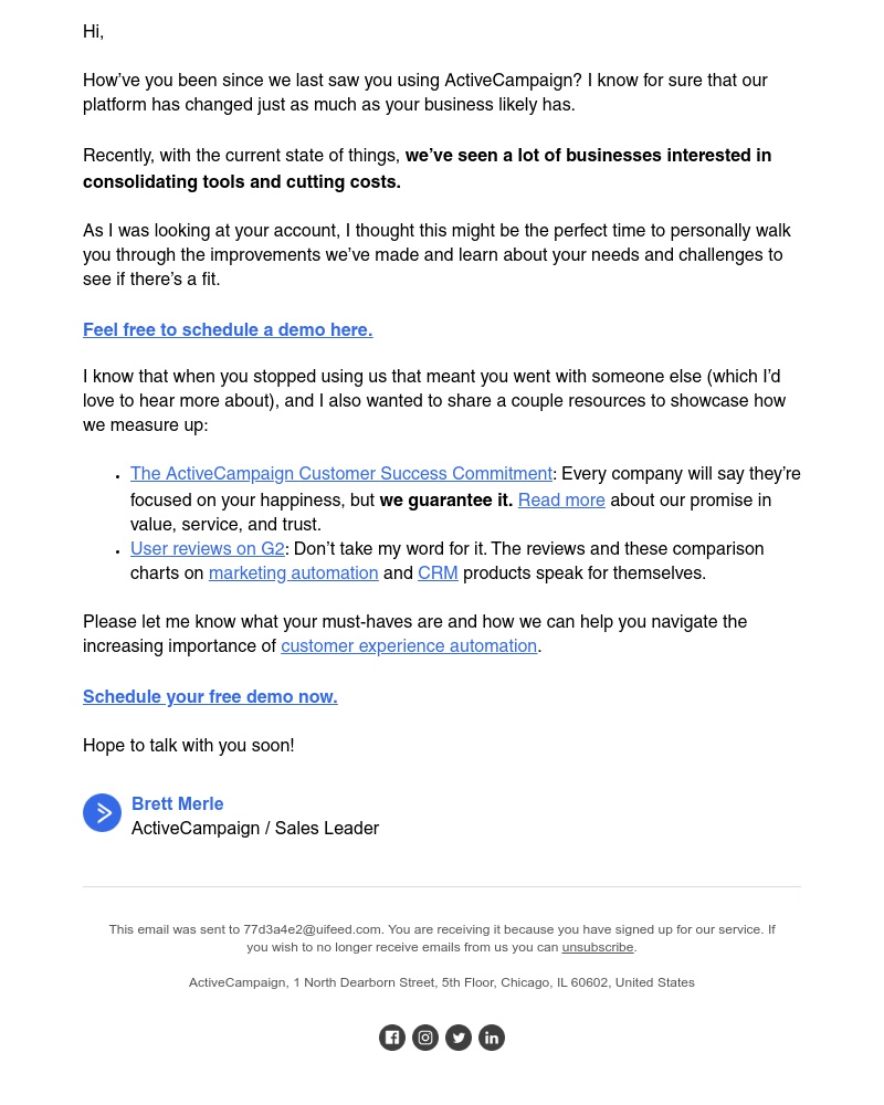  - Updates since you last used ActiveCampaign...