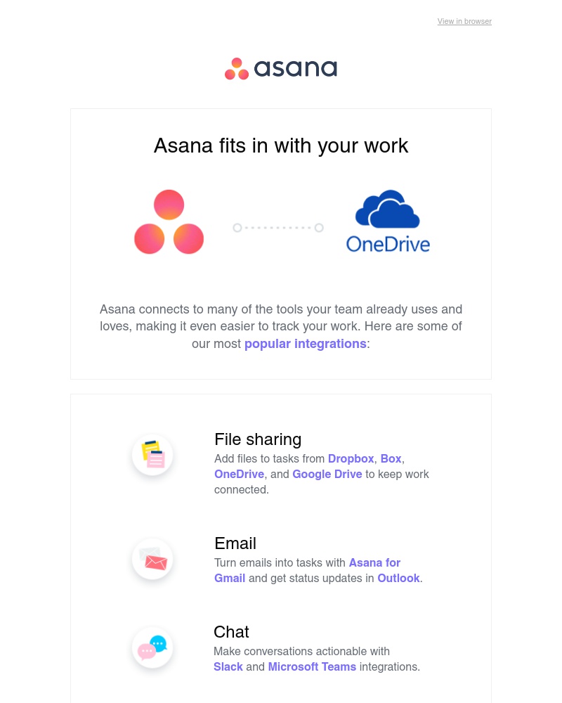 Asana - Use Asana with tools you love