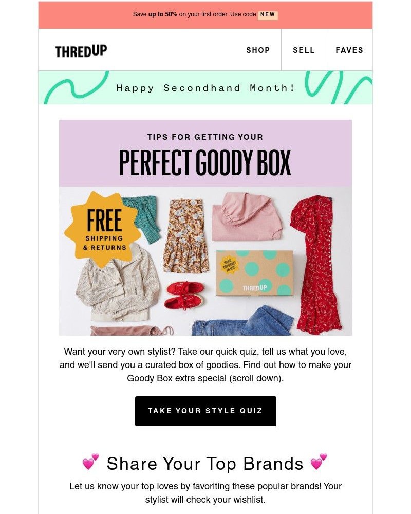 thredUP - Want a perfect Goody Box? Do this.