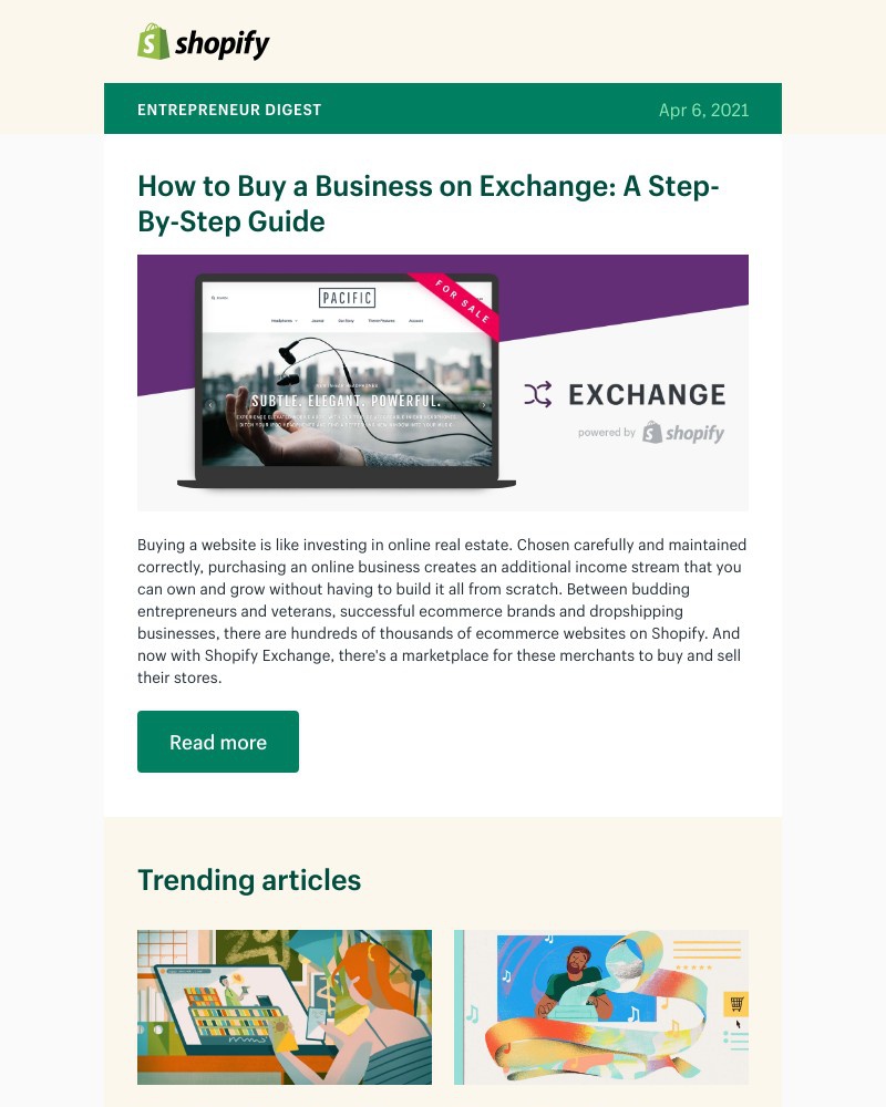 Shopify - Want to buy a business? Here's how.