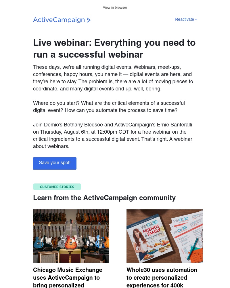 - Want to run webinars? Hereโs everything you need.