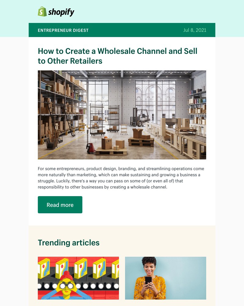 Shopify - Want to start selling wholesale? Here's how.