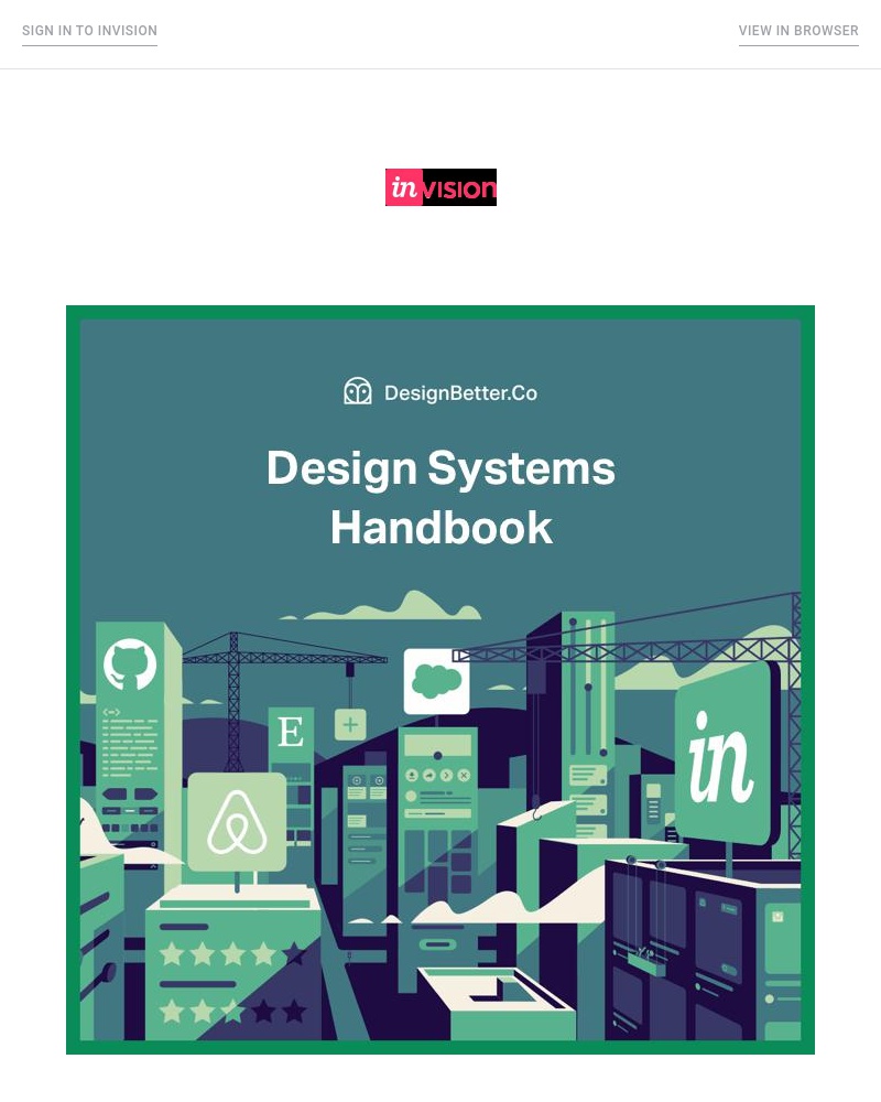 InVision - Want to win our Design Systems Handbook?