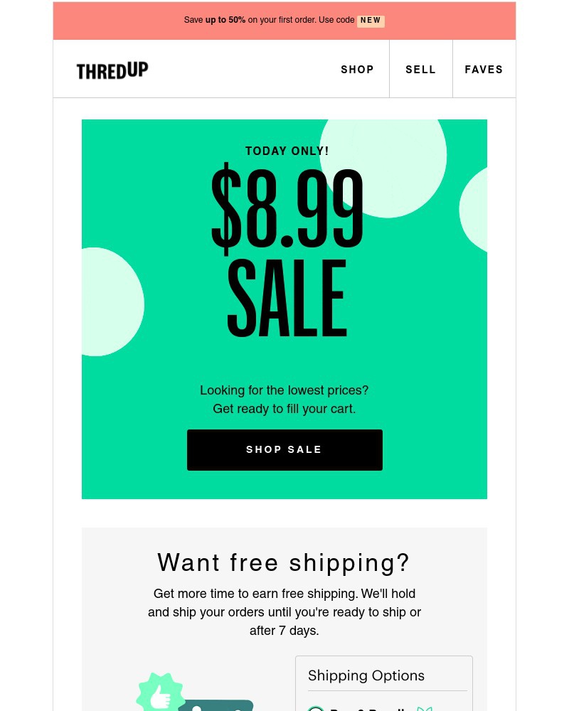 thredUP - ⚠️ Warning: All items in this sale are $8.99!