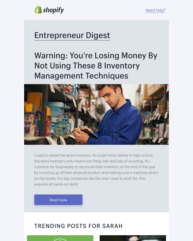 Shopify - Warning: You're Losing Money By Not Doing This