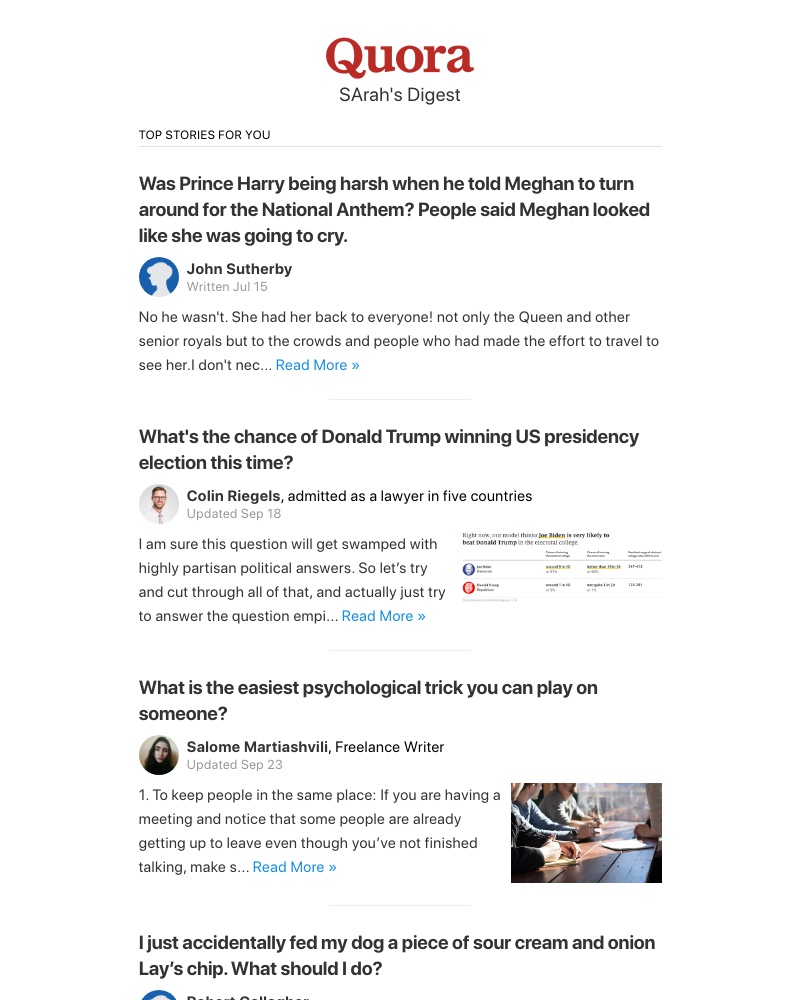 Quora - Was Prince Harry being harsh when he told Meghan to turn around for the National Anth...?
