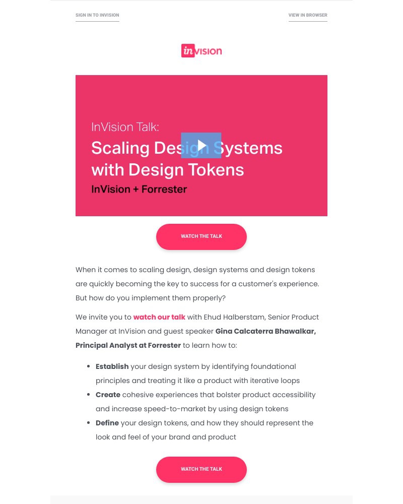 InVision - Watch Today: Scaling Design Systems with Design Tokens