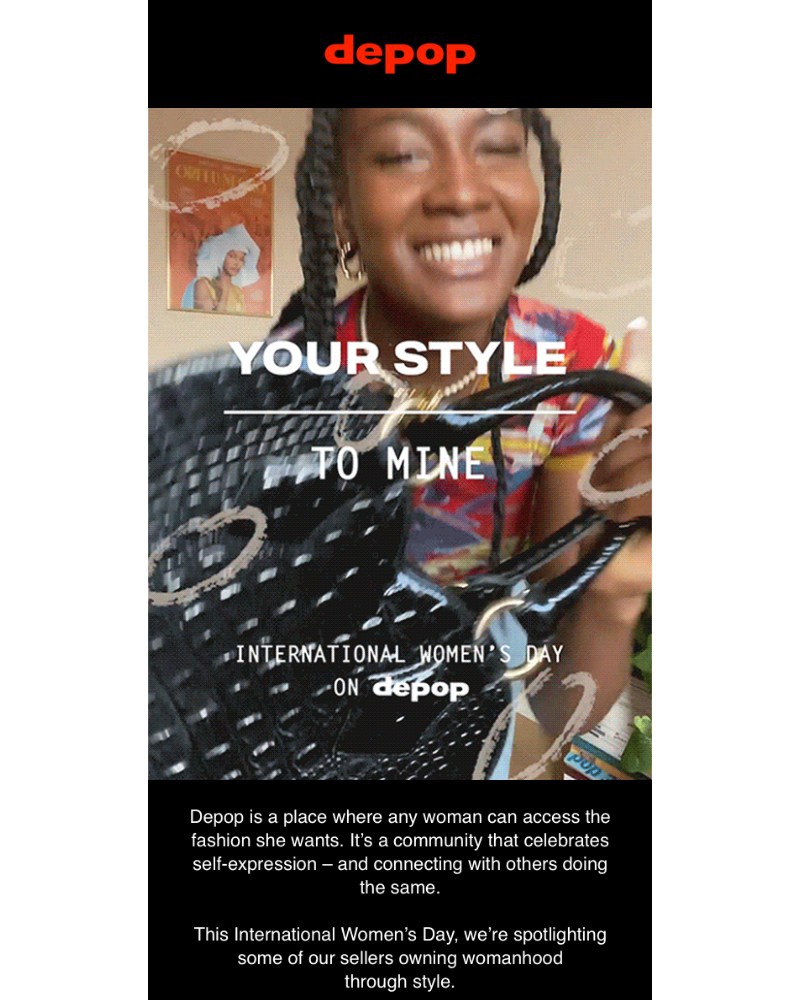 Depop - We celebrate women today – and always