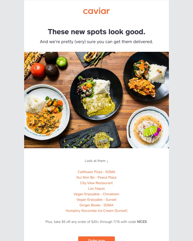  - We have some new spots