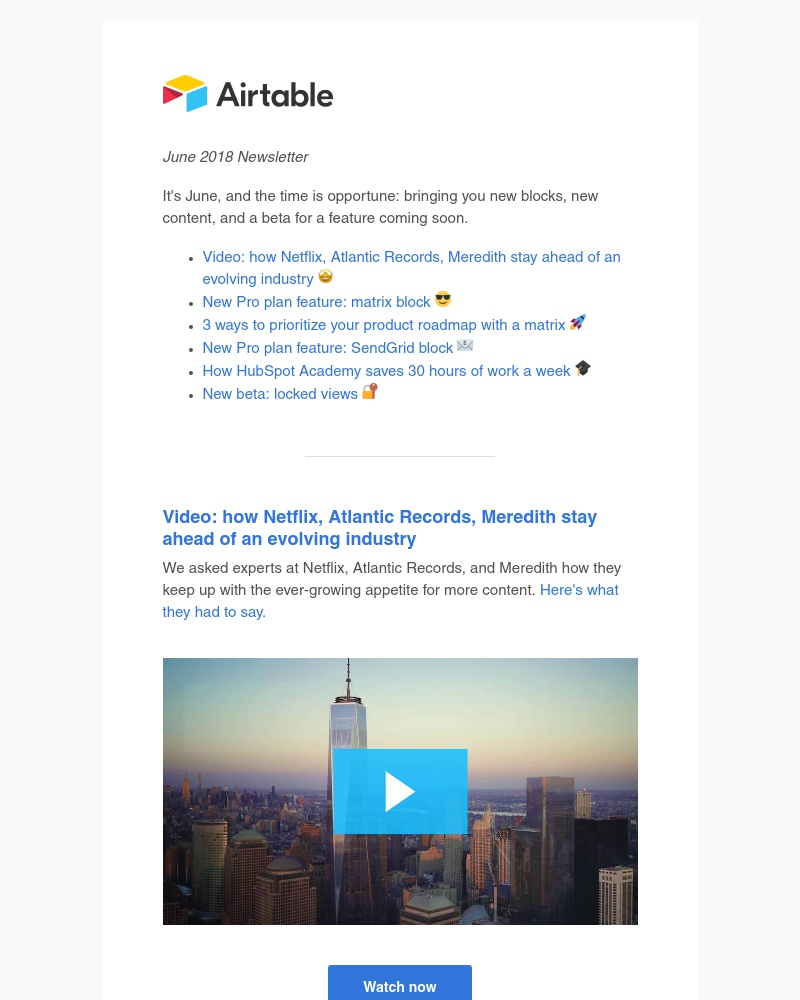 Airtable - We prioritized launching these new blocks for you