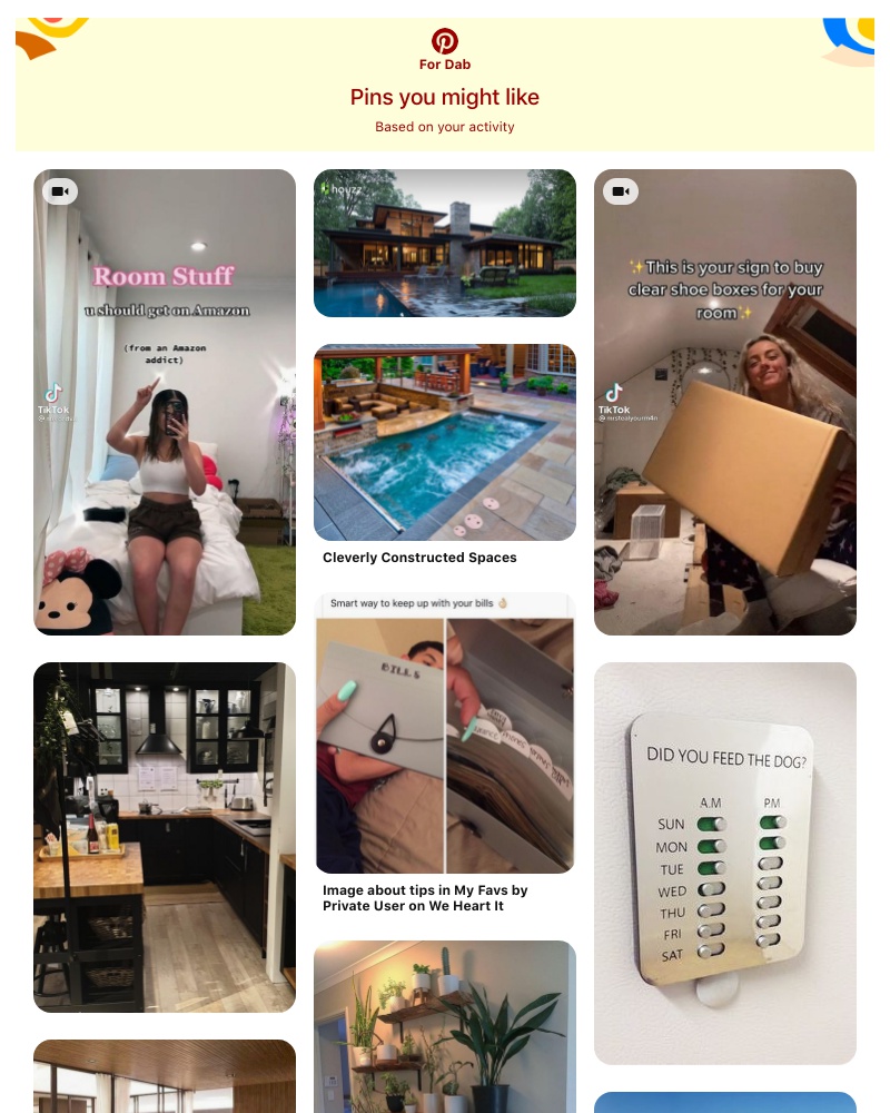 Pinterest - We think you might like these 14 ideas