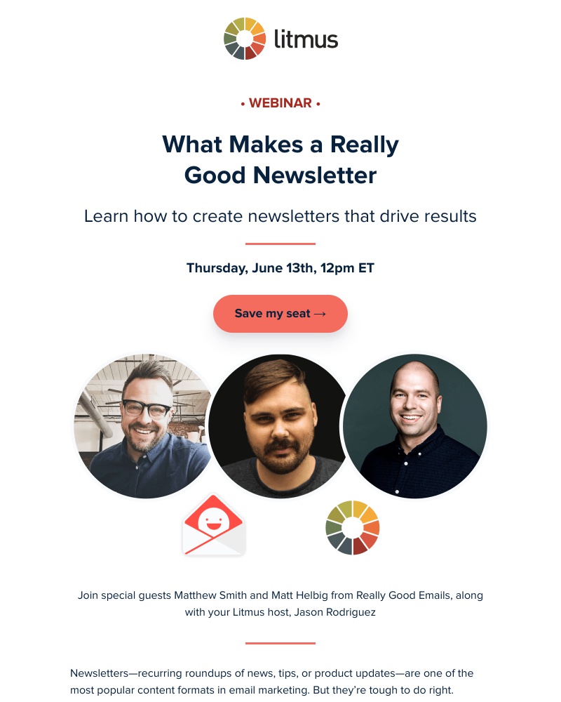 Litmus - Webinar: How to create really good newsletters