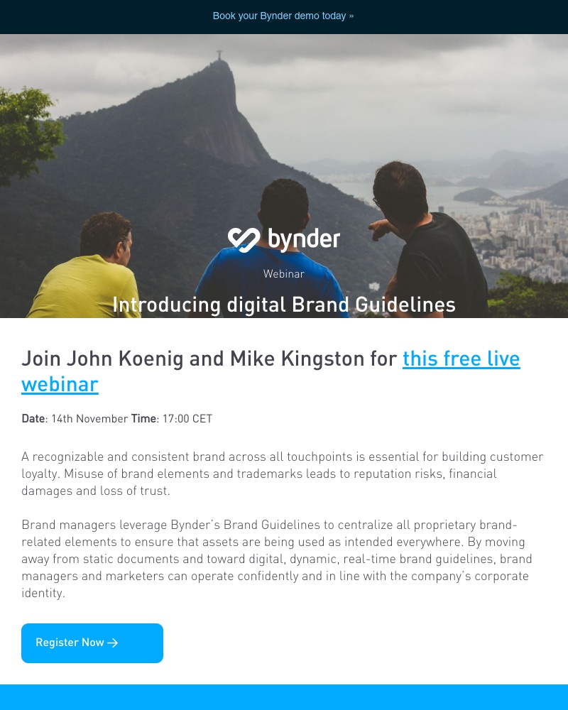 Bynder - Webinar: introducing digital Brand Guidelines